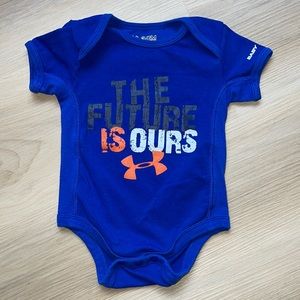Baby Under Armour onsie 3-6month Blue heatgear